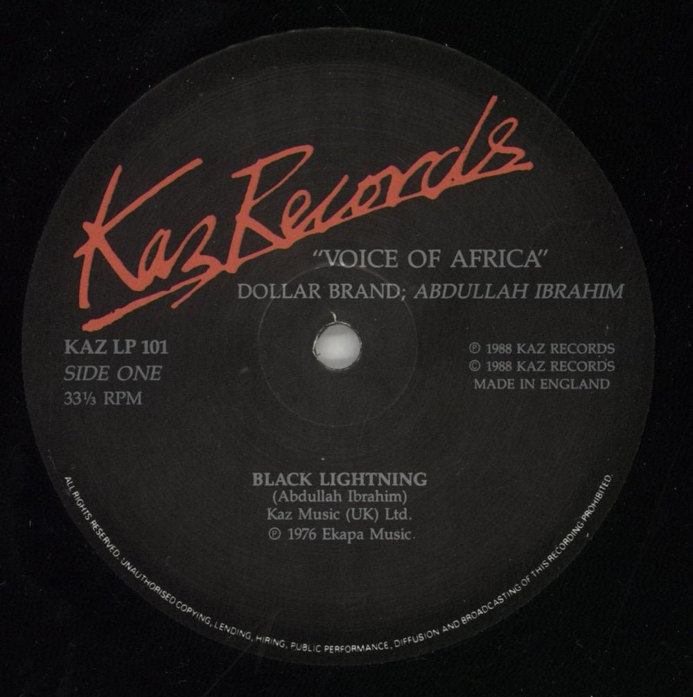 Dollar Brand Voice Of Africa UK 2-LP vinyl record set (Double LP Album) D~B2LVO495486