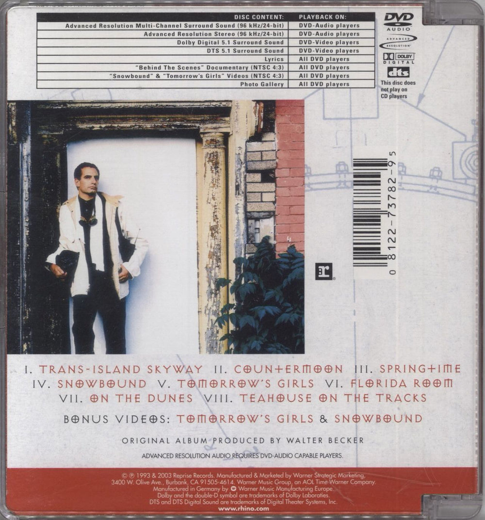 Donald Fagen Kamakiriad German DVD-Audio disc 081227378295