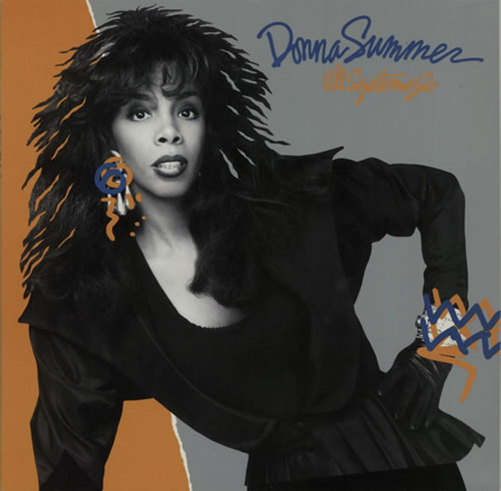 Donna Summer All Systems Go UK vinyl LP album (LP record) WX130
