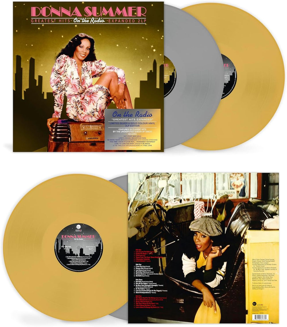 Donna Summer On The Radio [Greatest Hits Expanded] - Silver & Gold Vinyl - Sealed UK 2-LP vinyl record set (Double LP Album) SUM2LON862789