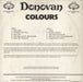 Donovan Colours UK vinyl LP album (LP record)