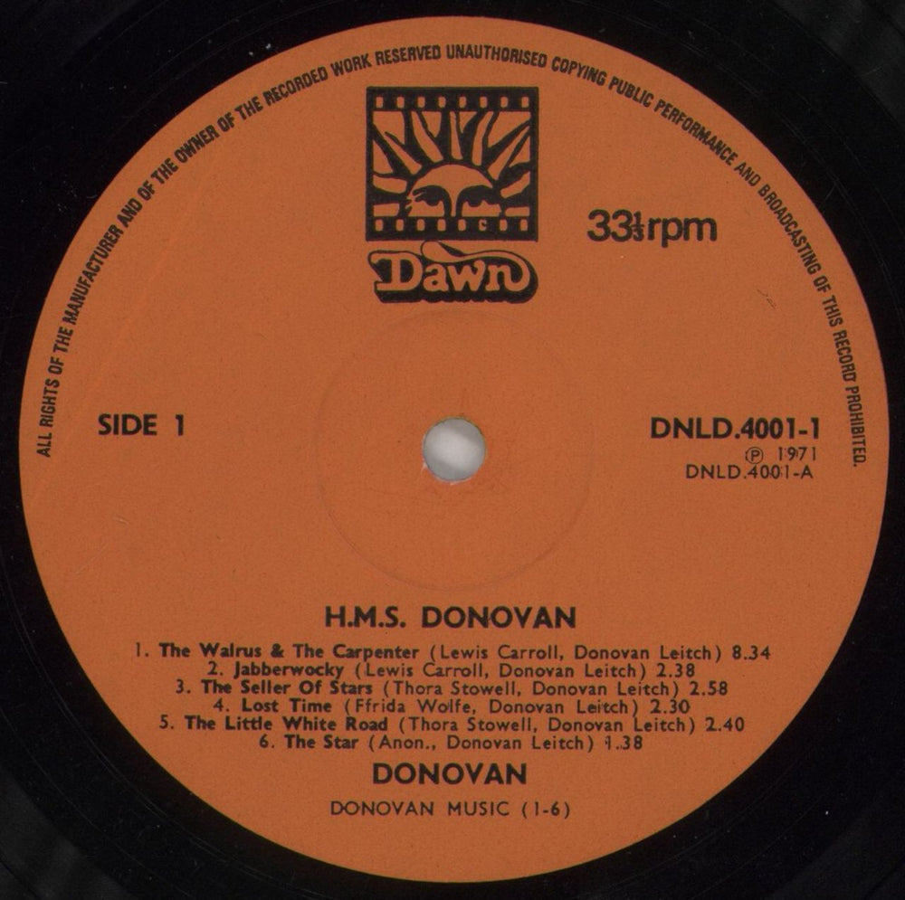 Donovan HMS Donovan - 1st - VG UK 2-LP vinyl record set (Double LP Album) DOV2LHM860986