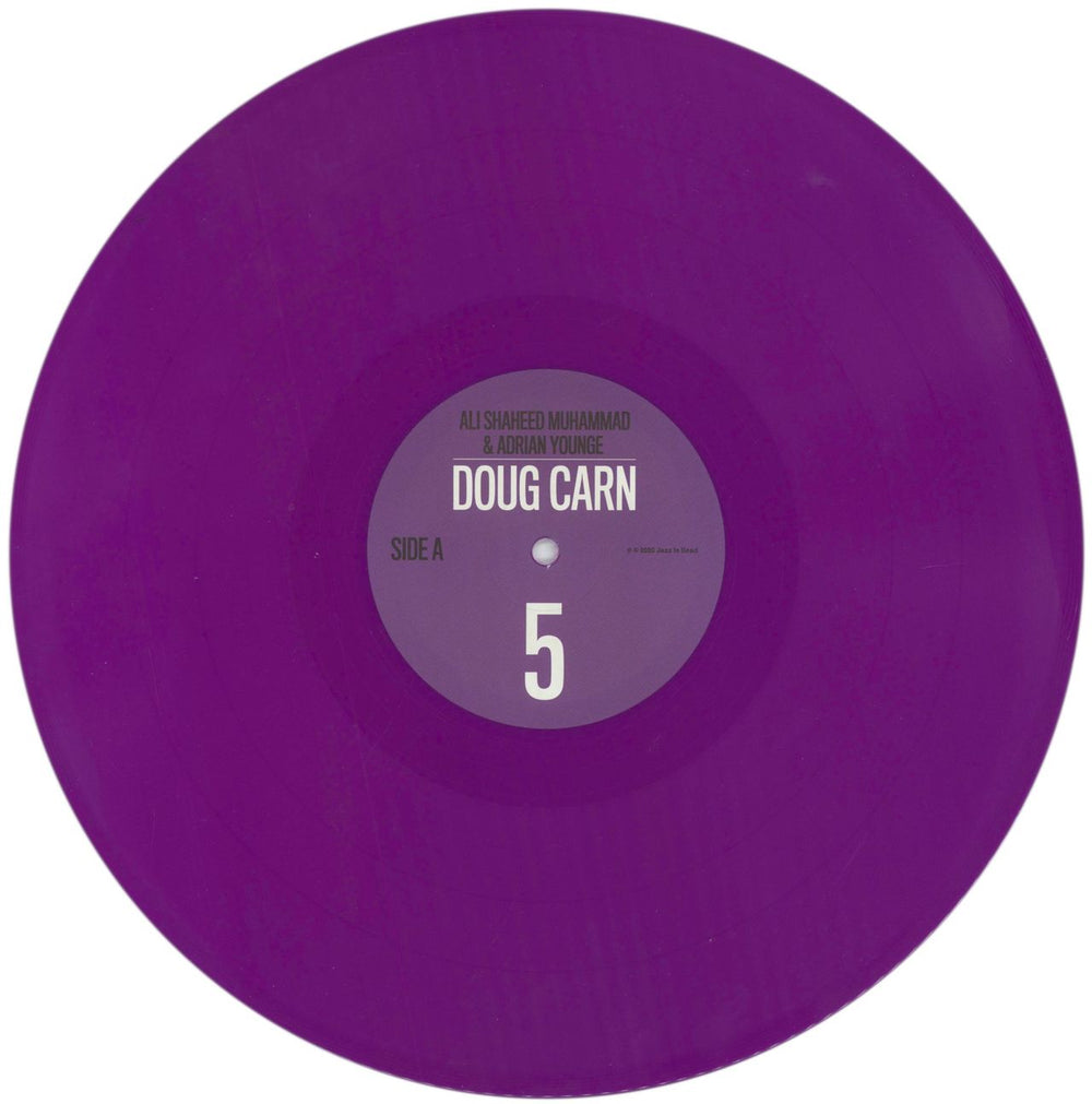 Doug Carn Jazz Is Dead 5 - Purple Vinyl US 2-LP vinyl record set (Double LP Album) 1DC2LJA853914