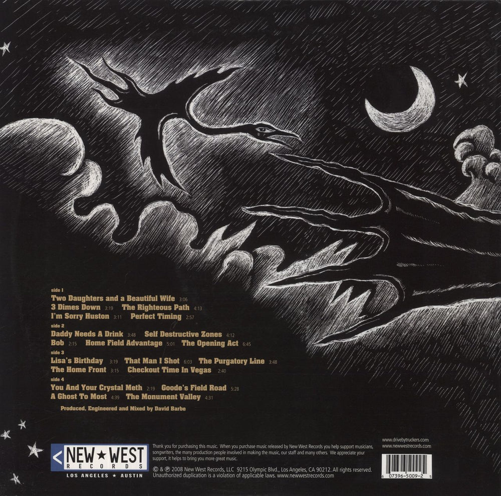 Drive-By Truckers Brighter Than Creation's Dark US 2-LP vinyl record set (Double LP Album) 602527622514