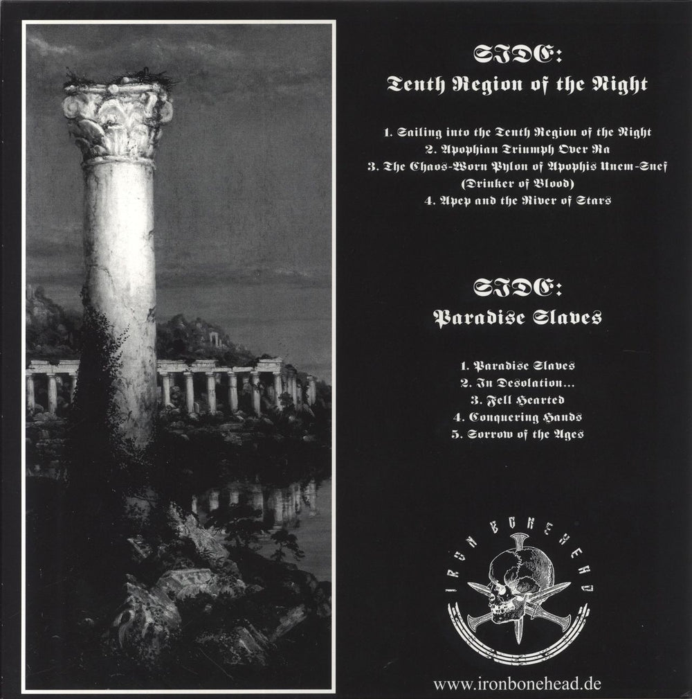 Drowning The Light Tenth Region Of The Night & Paradise Slaves German vinyl LP album (LP record)