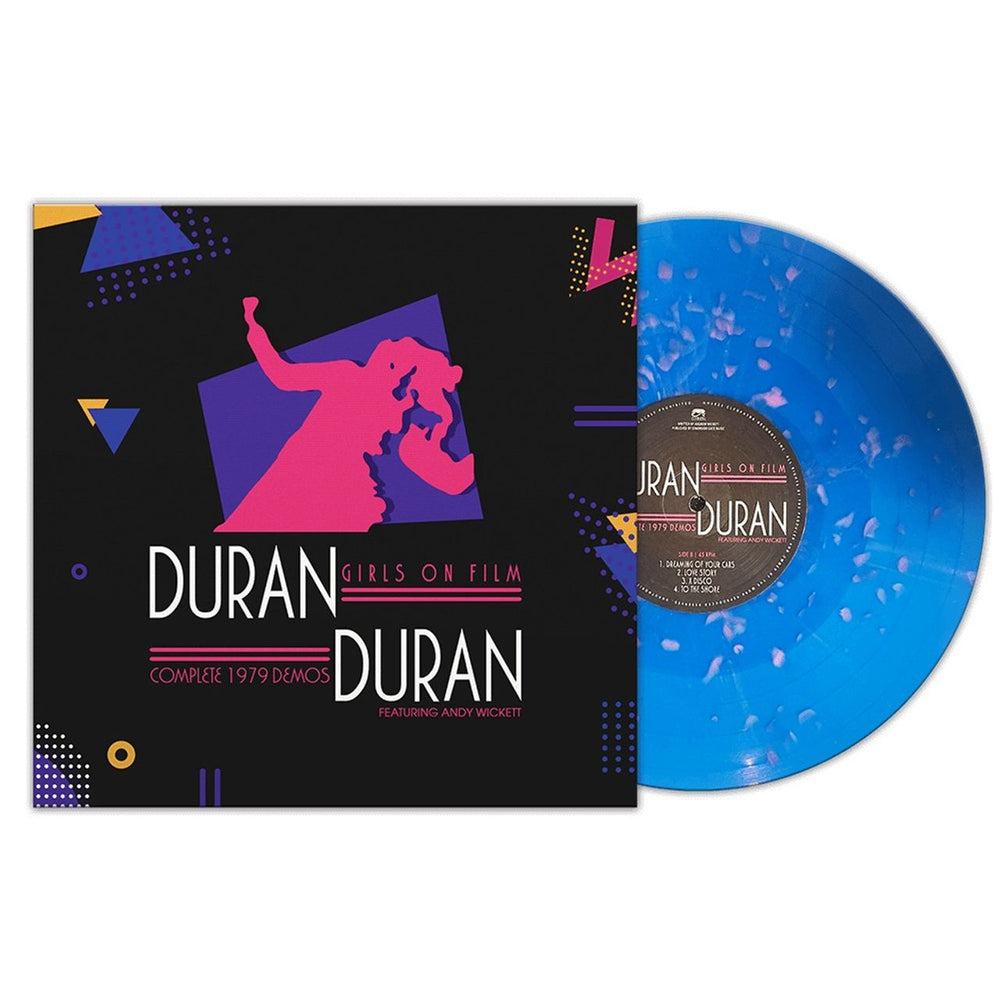 Duran Duran Girls On Film: Complete 1979 Demos - Blue Splatter Vinyl - Sealed US vinyl LP album (LP record) CLO2707