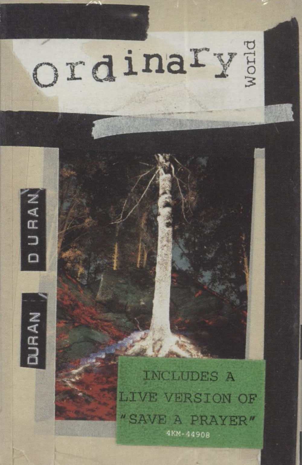 Duran Duran Ordinary World US cassette single 4KM-44908