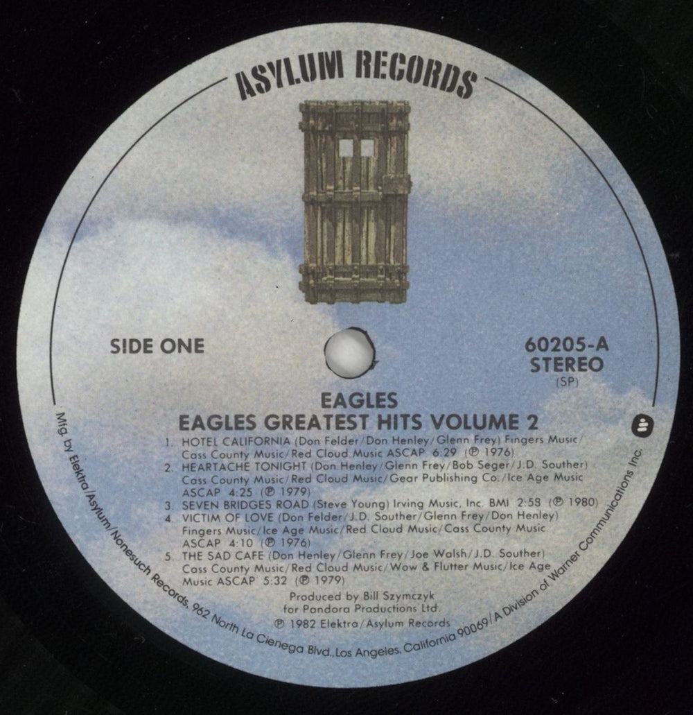 Eagles Greatest Hits Volume 2 US vinyl LP album (LP record) EAGLPGR874447
