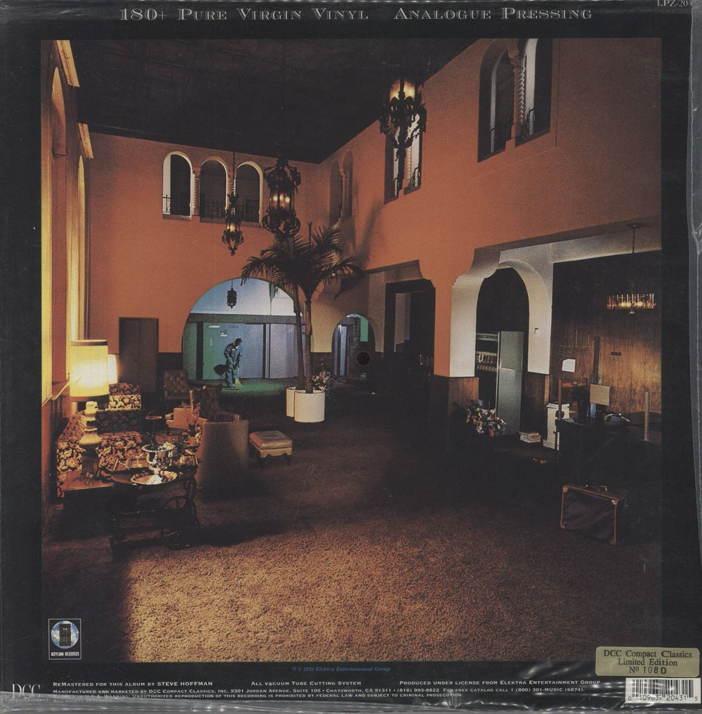 Eagles Hotel California - 180gm - Sealed US vinyl LP album (LP record) 010963204315