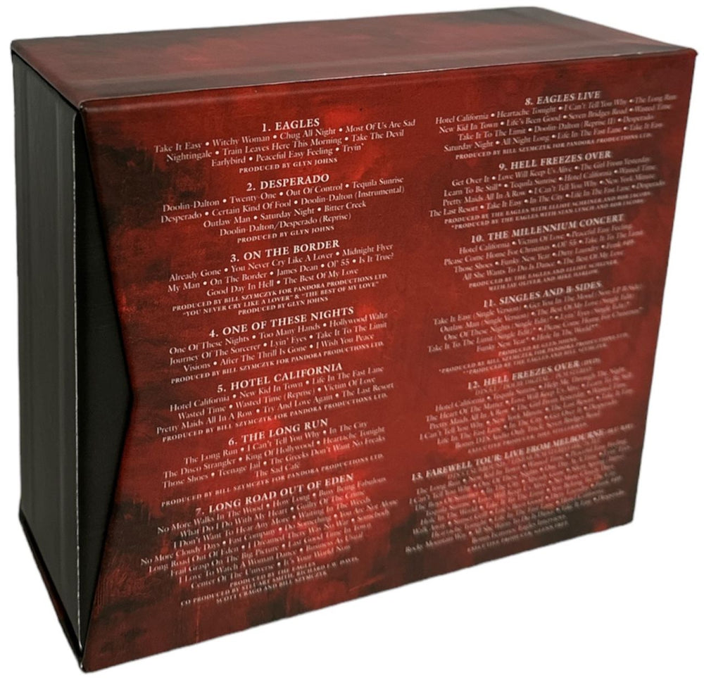 Eagles Legacy UK CD Album Box Set 081227932466