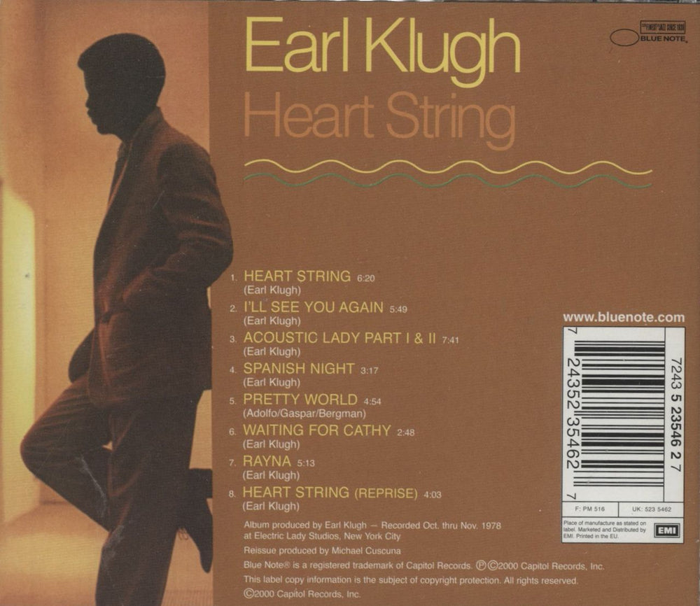 Earl Klugh Heart String UK CD album (CDLP) 724352354627