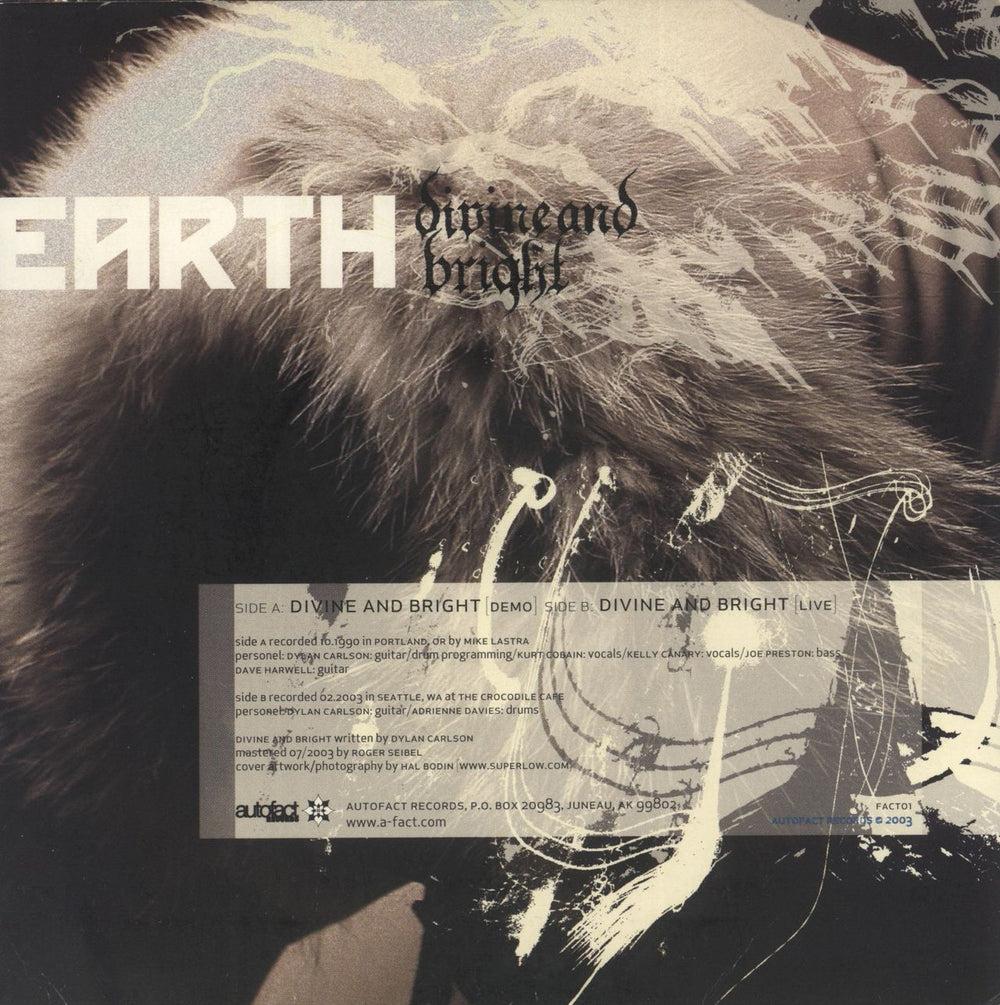 Earth Divine And Bright - White Vinyl US 7" vinyl single (7 inch record / 45) ECZ07DI410612