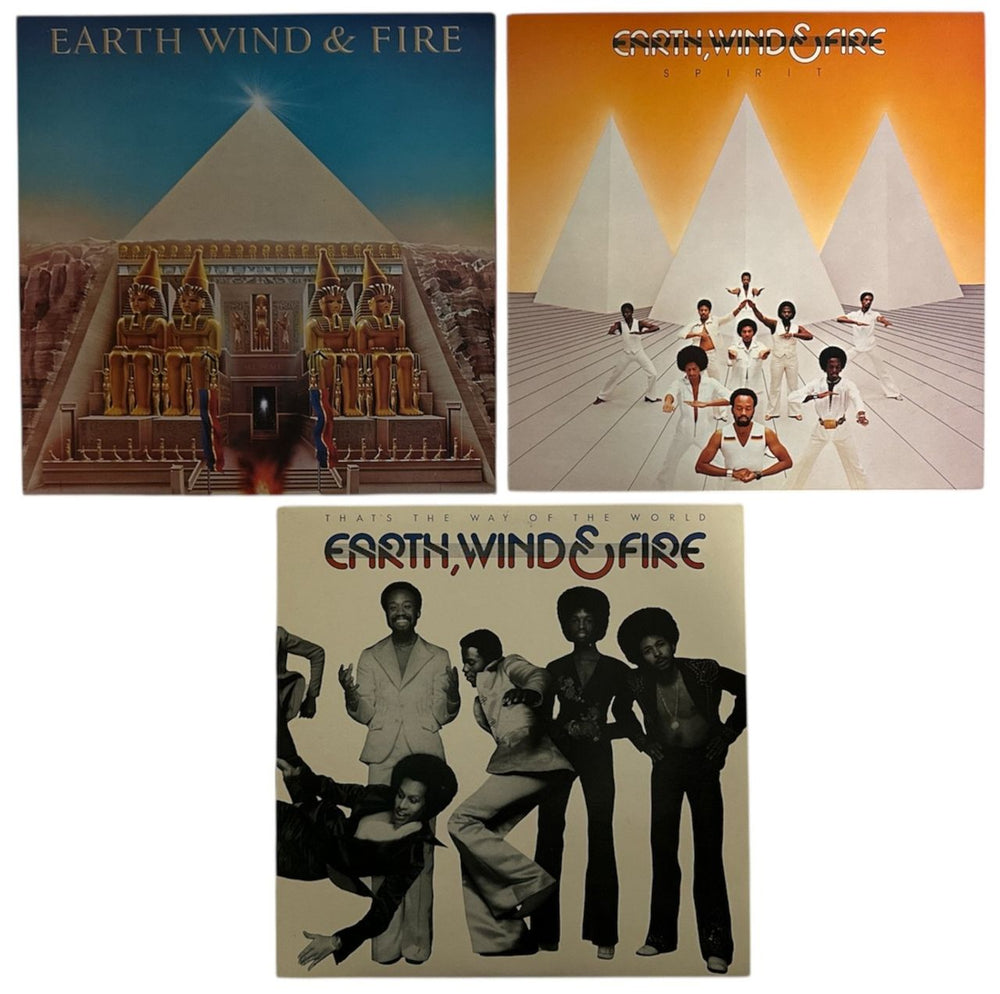 Earth Wind & Fire 3 Album Box Set UK Vinyl Box Set EWFVXAL866645