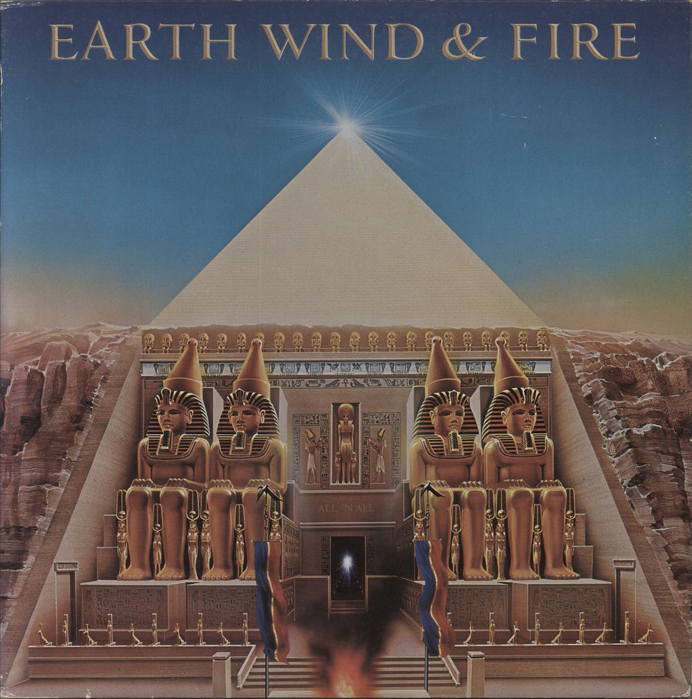 Earth Wind & Fire All 'N' All Japanese vinyl LP album (LP record) 25AP830