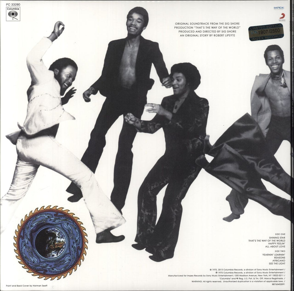 Earth Wind & Fire That's The Way Of The World - 180gm US vinyl LP album (LP record) 088765402091