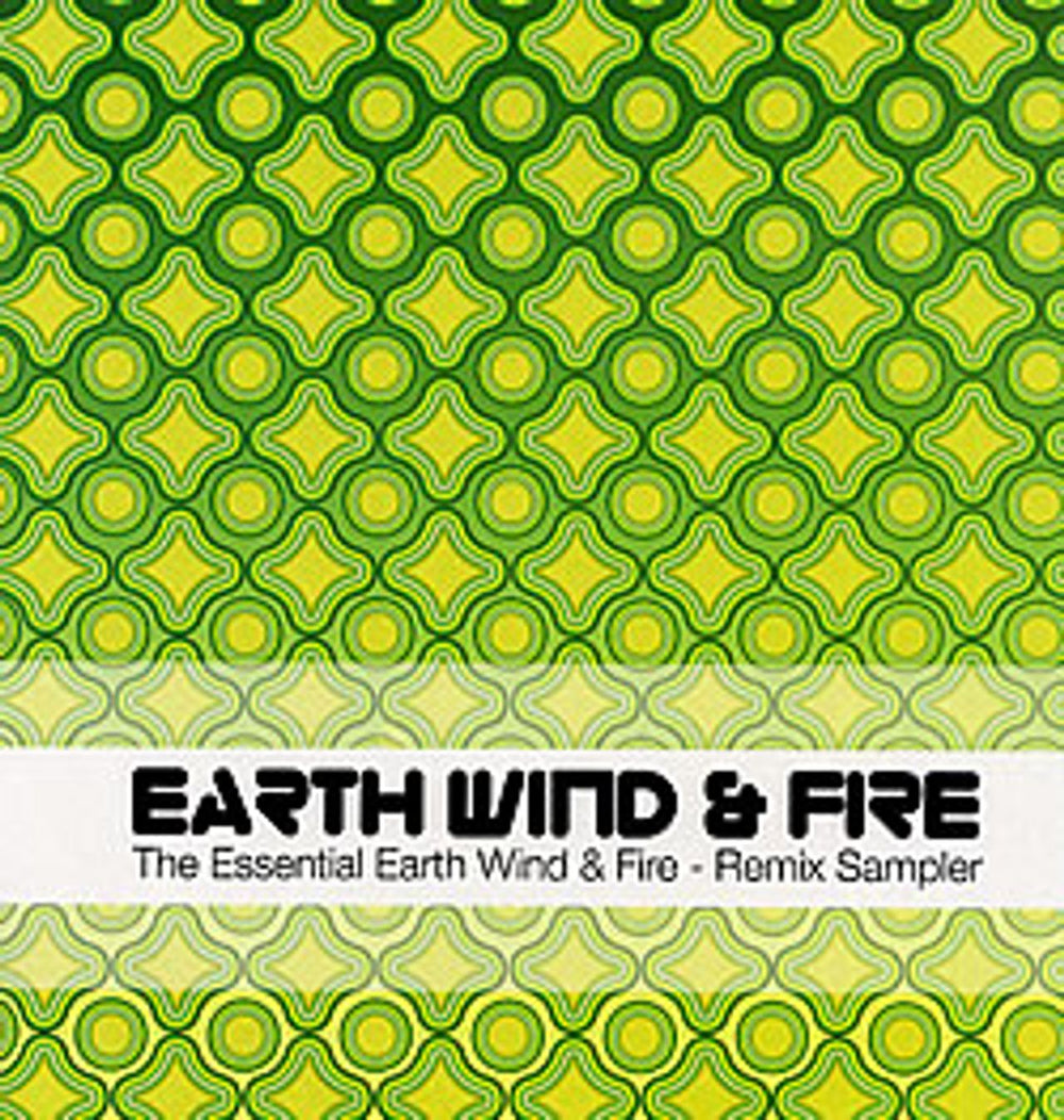 Earth Wind & Fire The Essential Earth Wind & Fire - Remix Sampler UK Promo 12" vinyl single (12 inch record / Maxi-single) XPR3615