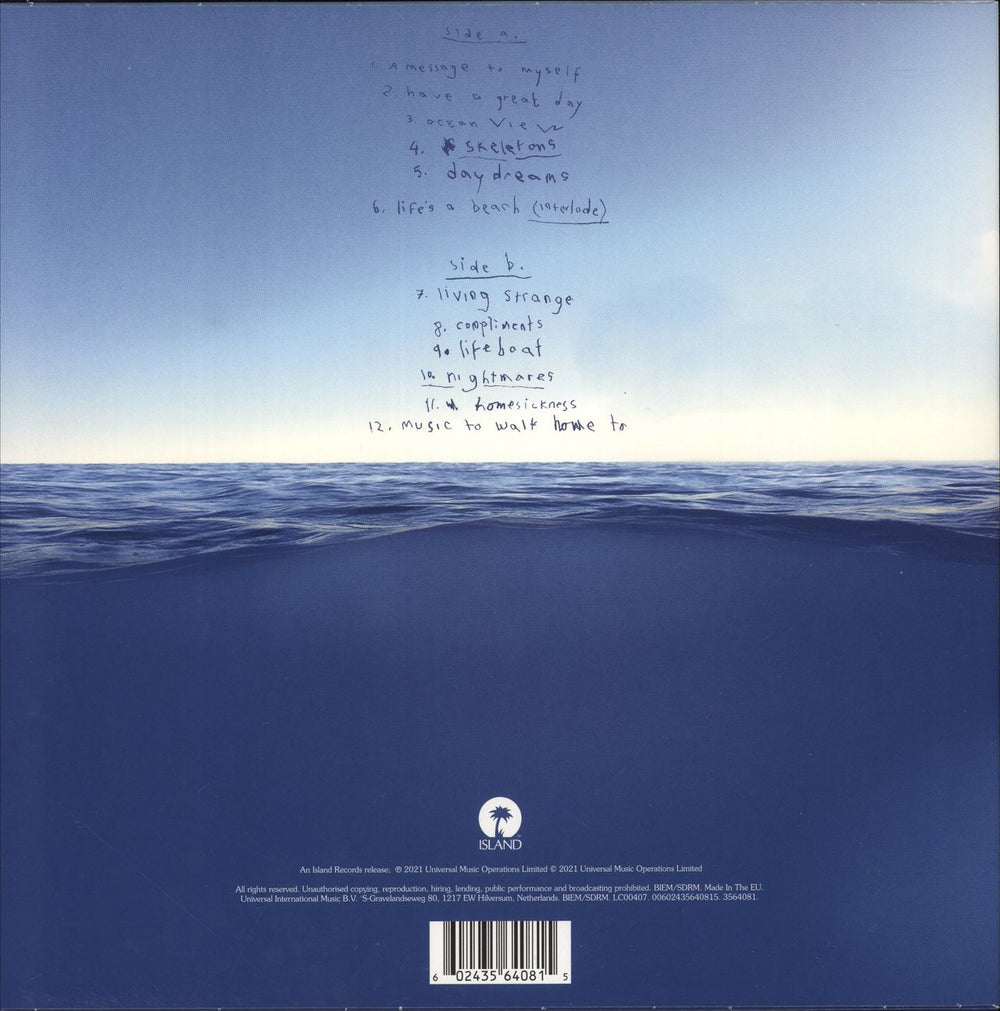 Easy Life Life's A Beach - Fully Autographed UK vinyl LP album (LP record) 602435640815