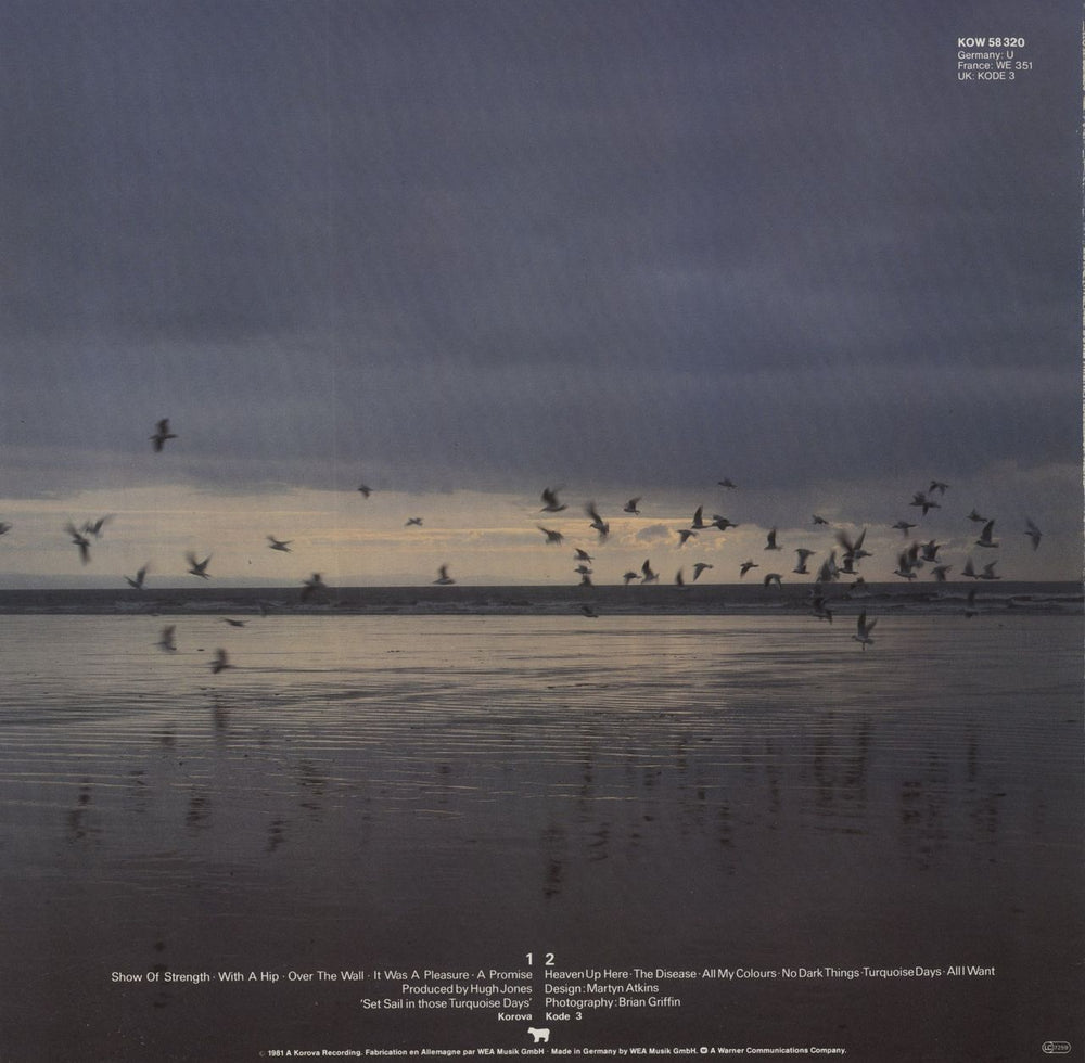 Echo & The Bunnymen Heaven Up Here German vinyl LP album (LP record)