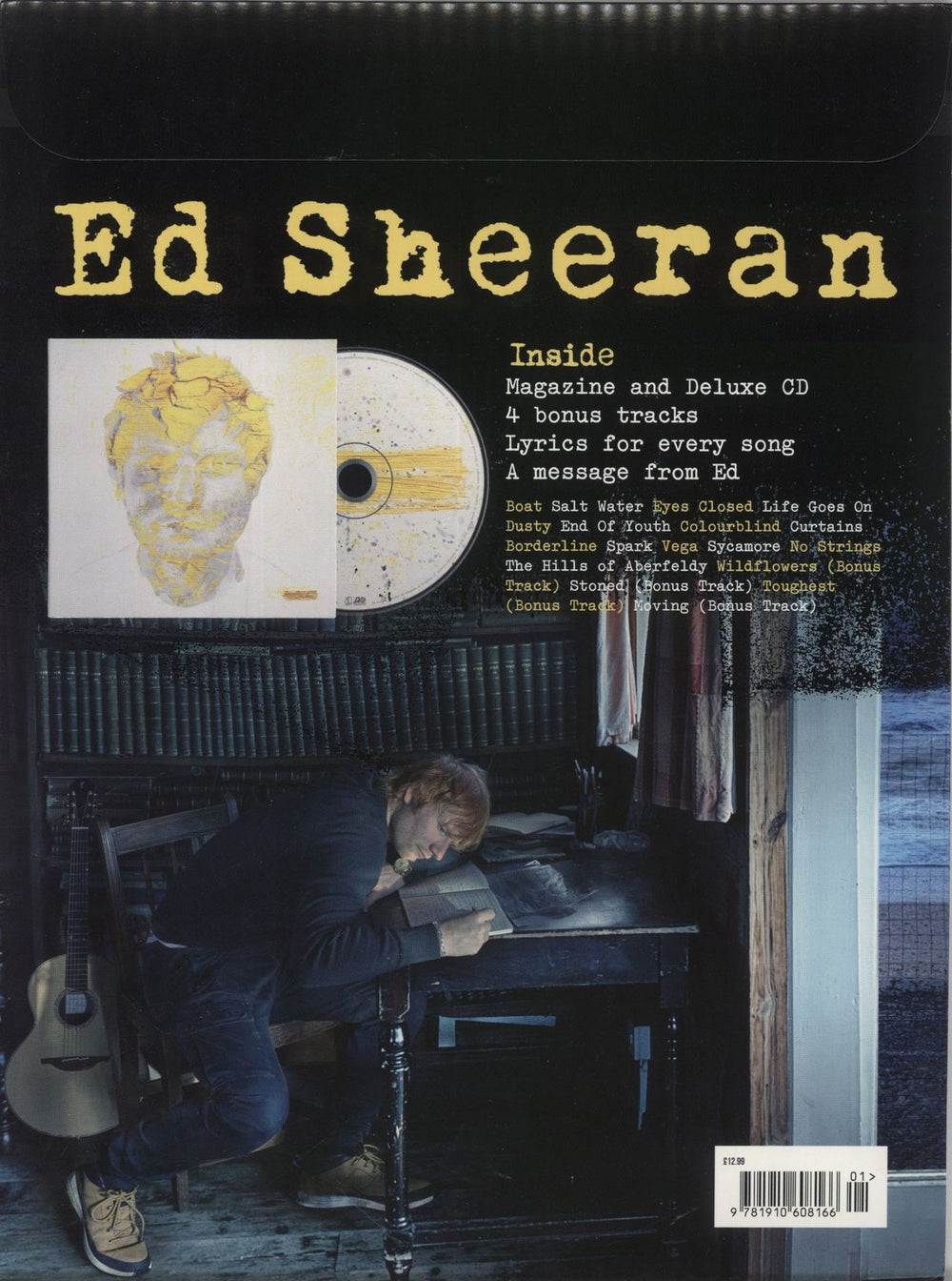 Ed Sheeran - (Subtract) - CD & Magazine UK CD album (CDLP) 9781910608166