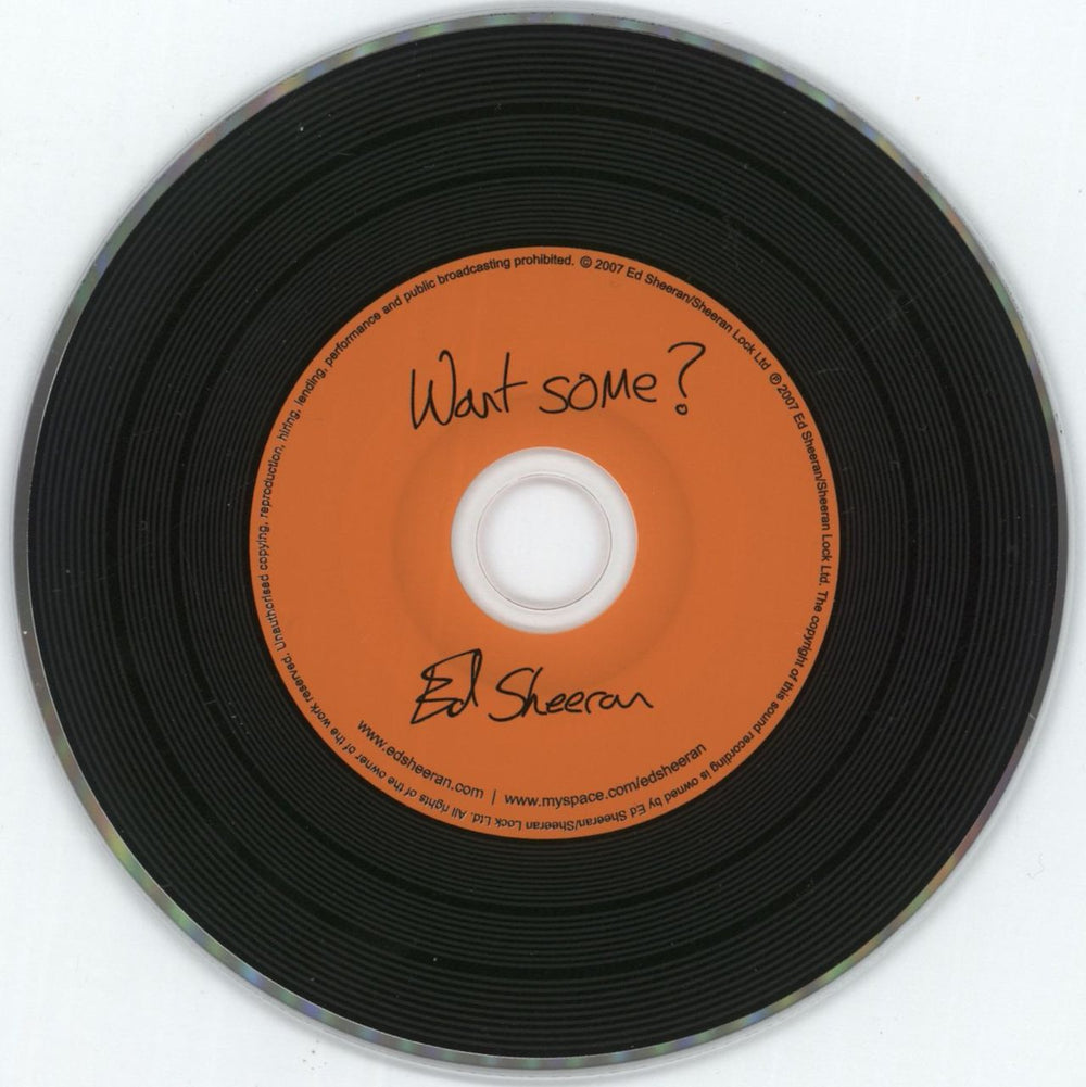 Ed Sheeran Want Some? UK CD album (CDLP) EJBCDWA881077