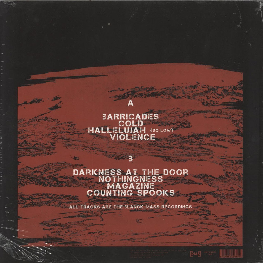 Editors The Blanck Mass Sessions UK 12" vinyl single (12 inch record / Maxi-single) EB712TH852845