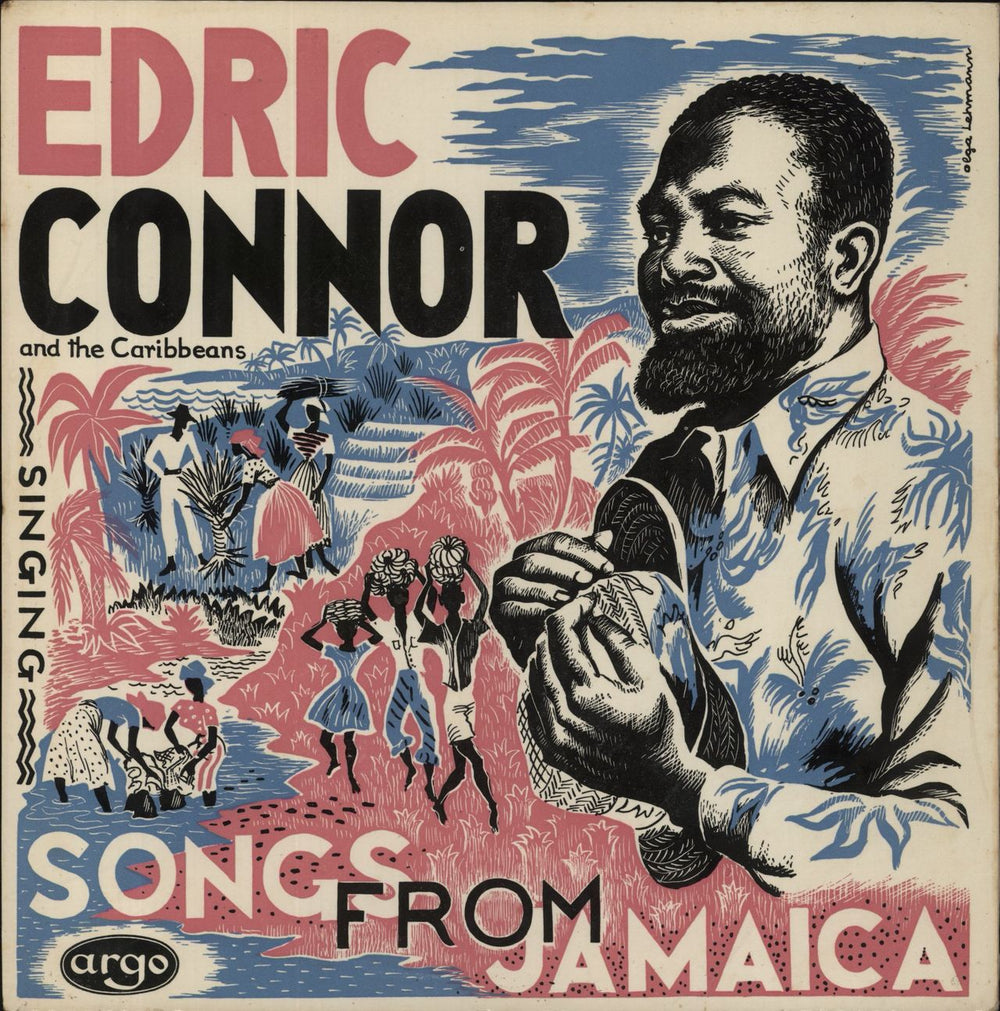 Edric Connor Songs From Jamaica UK vinyl LP album (LP record) RG33