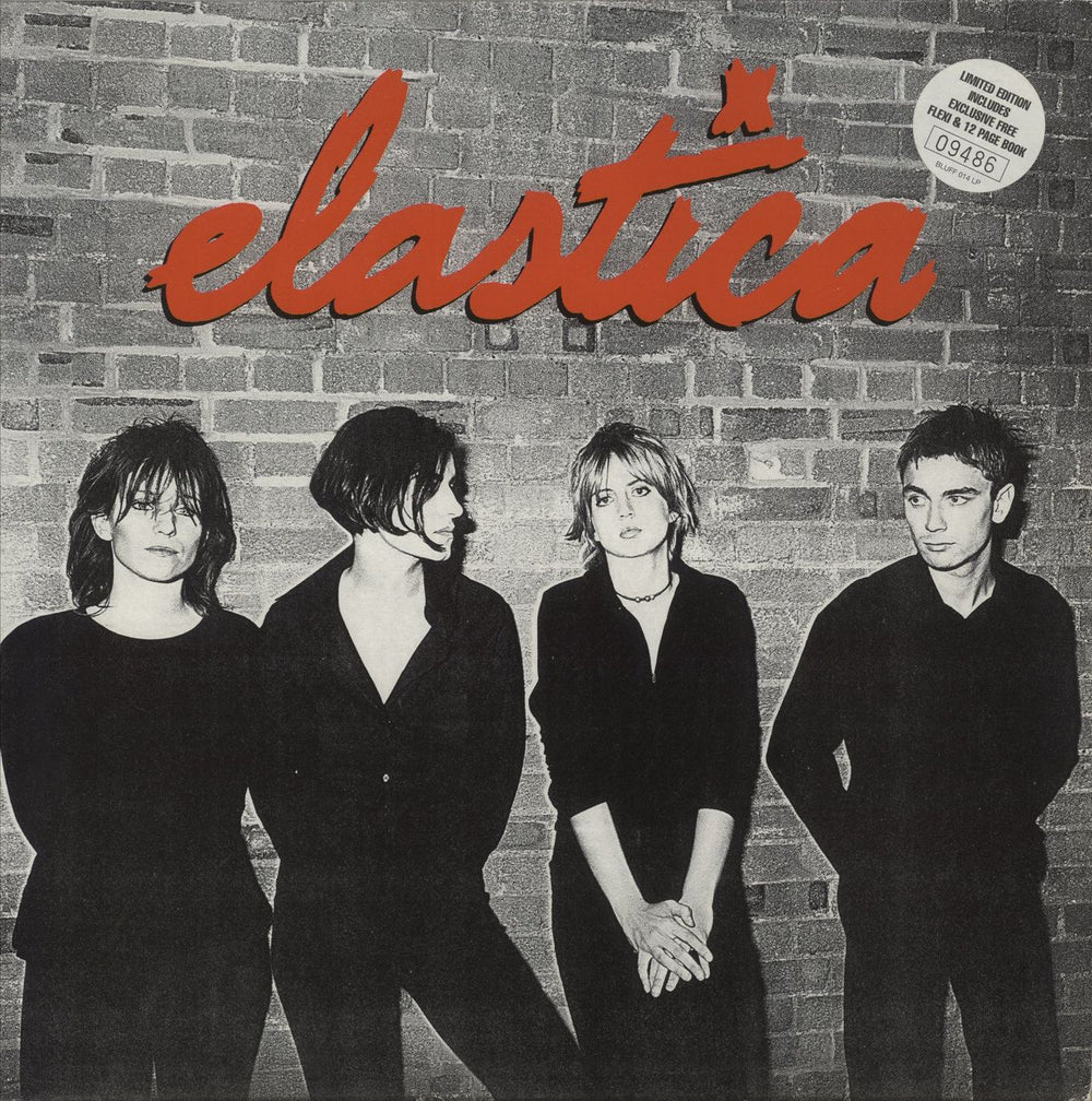 Elastica Elastica - 1st - Misprinted Label - Complete - EX UK vinyl LP album (LP record) BLUFF014LP