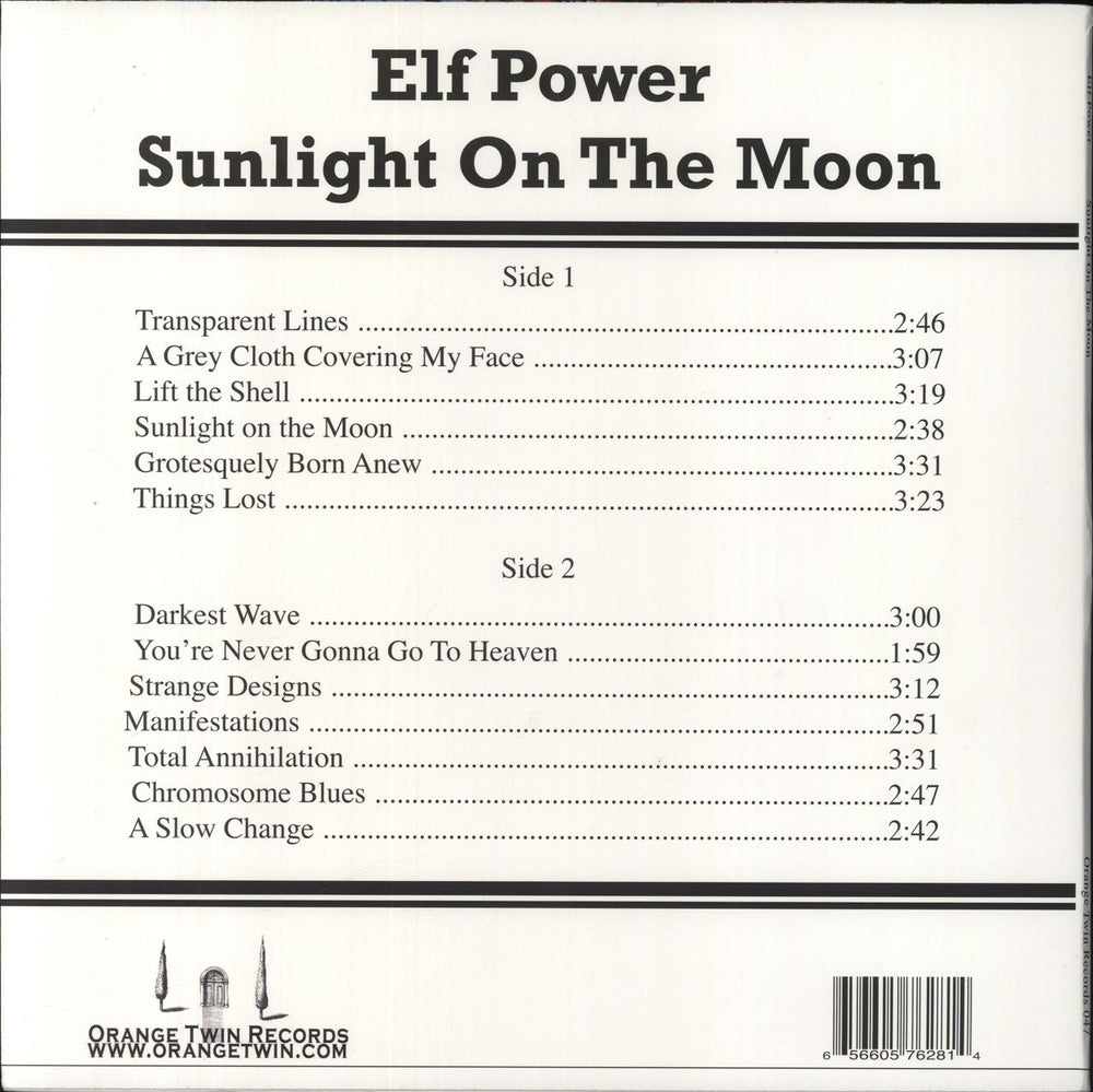 Elf Power Sunlight On The Moon - Blue Vinyl US vinyl LP album (LP record) E4FLPSU836722