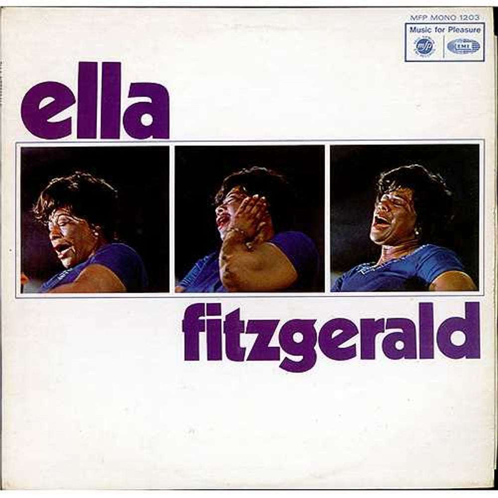 Ella Fitzgerald Ella Fitzgerald UK vinyl LP album (LP record) MFP1203