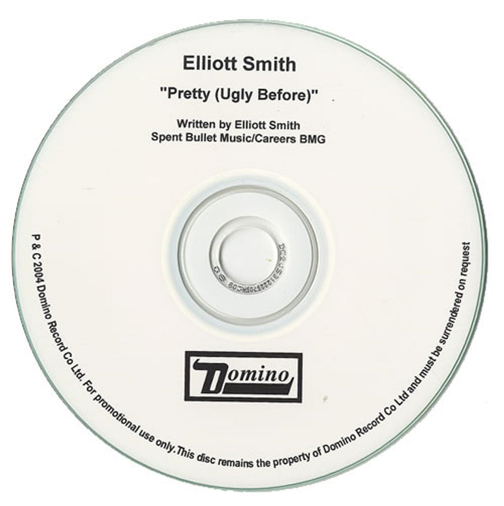 Elliott Smith Pretty (Ugly Before) UK Promo CD-R acetate CD-R ACETATE