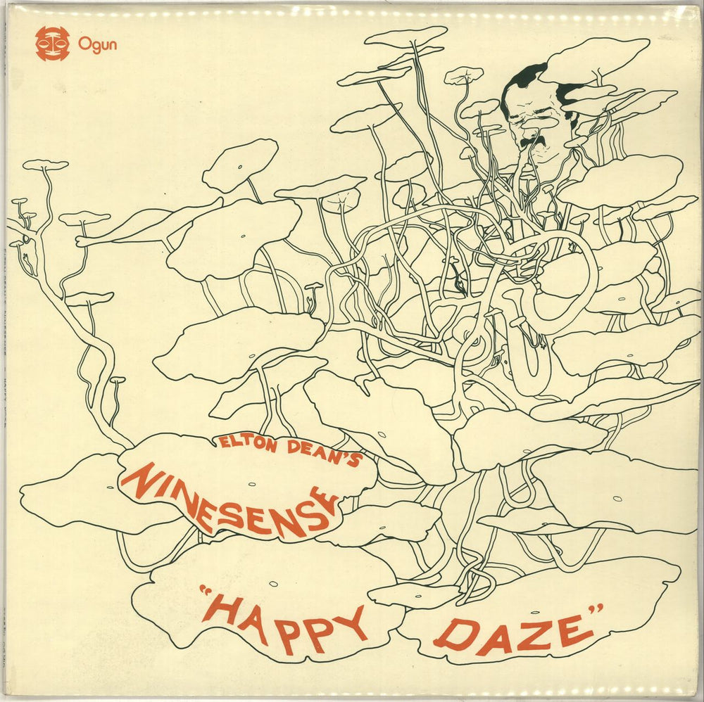 Elton Dean's Ninesense  Happy Daze UK vinyl LP album (LP record) OG910