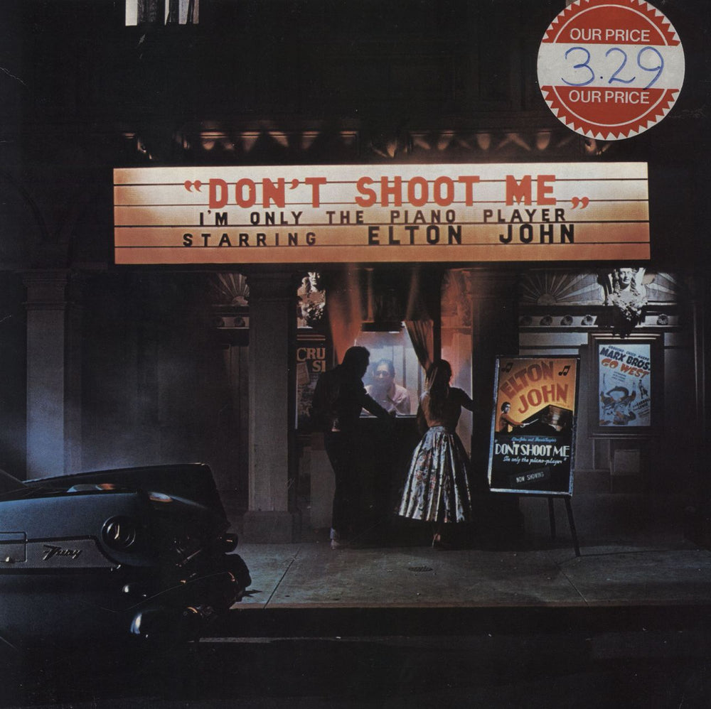 Elton John Don't Shoot Me I'm Only The Piano Player UK vinyl LP album (LP record) DJM22091