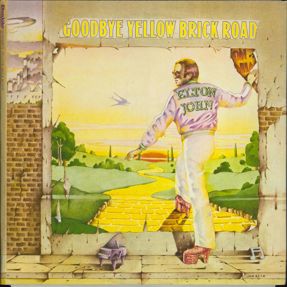 Elton John Goodbye Yellow Brick Road - 180gm Vinyl - EX UK 2-LP vinyl record set (Double LP Album) 375349-5