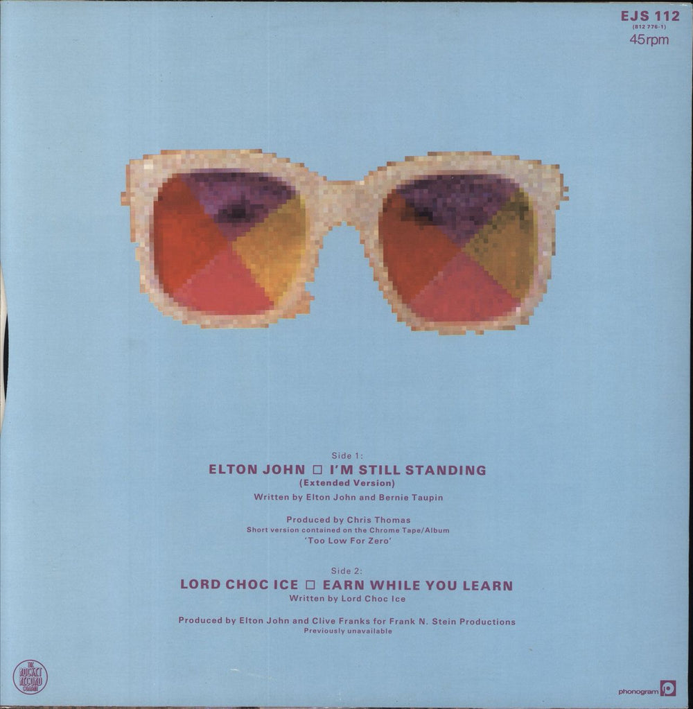 Elton John I'm Still Standing UK 12" vinyl single (12 inch record / Maxi-single)