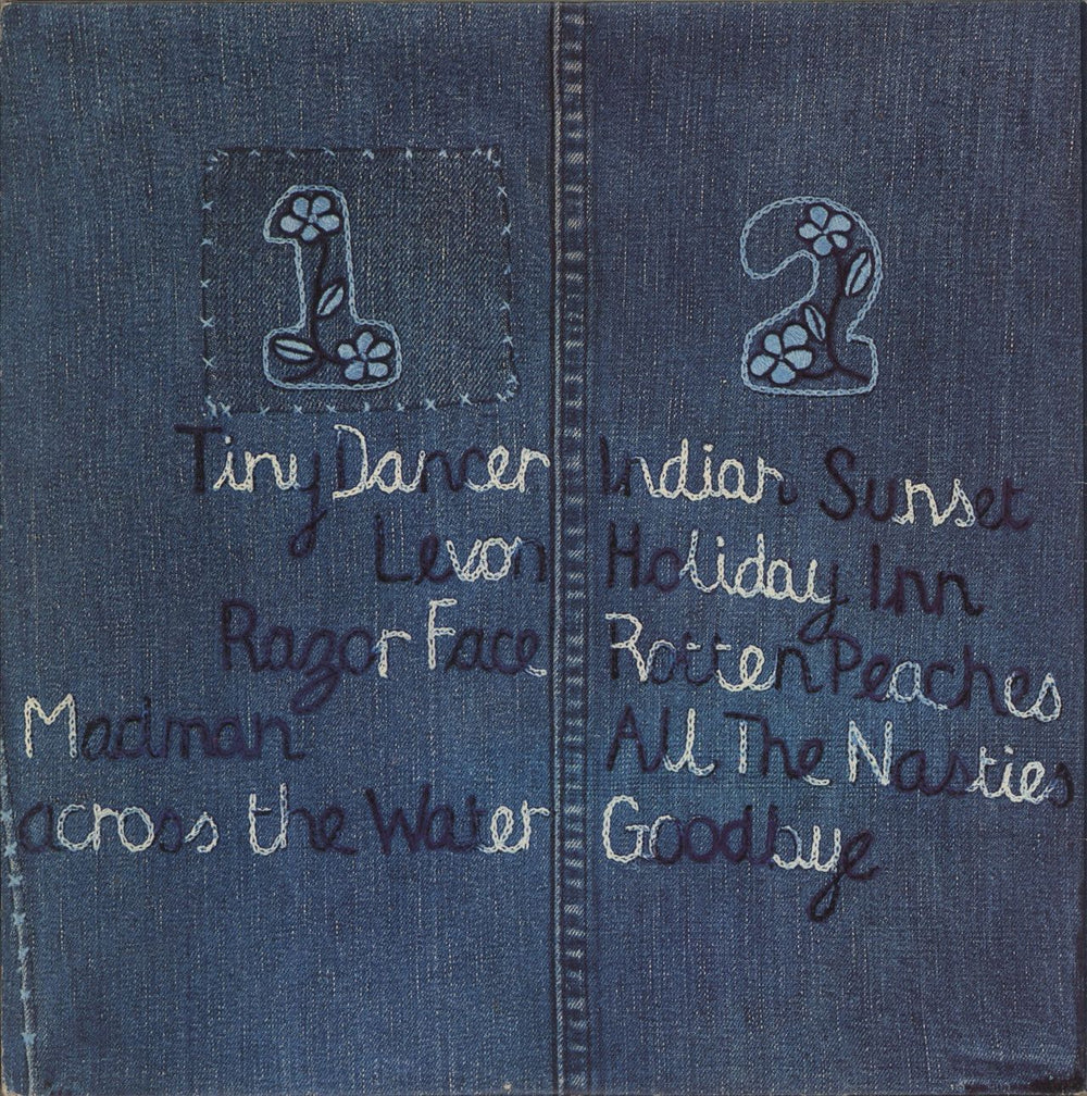 Elton John Madman Across The Water - 1st - Red UK vinyl LP album (LP record)