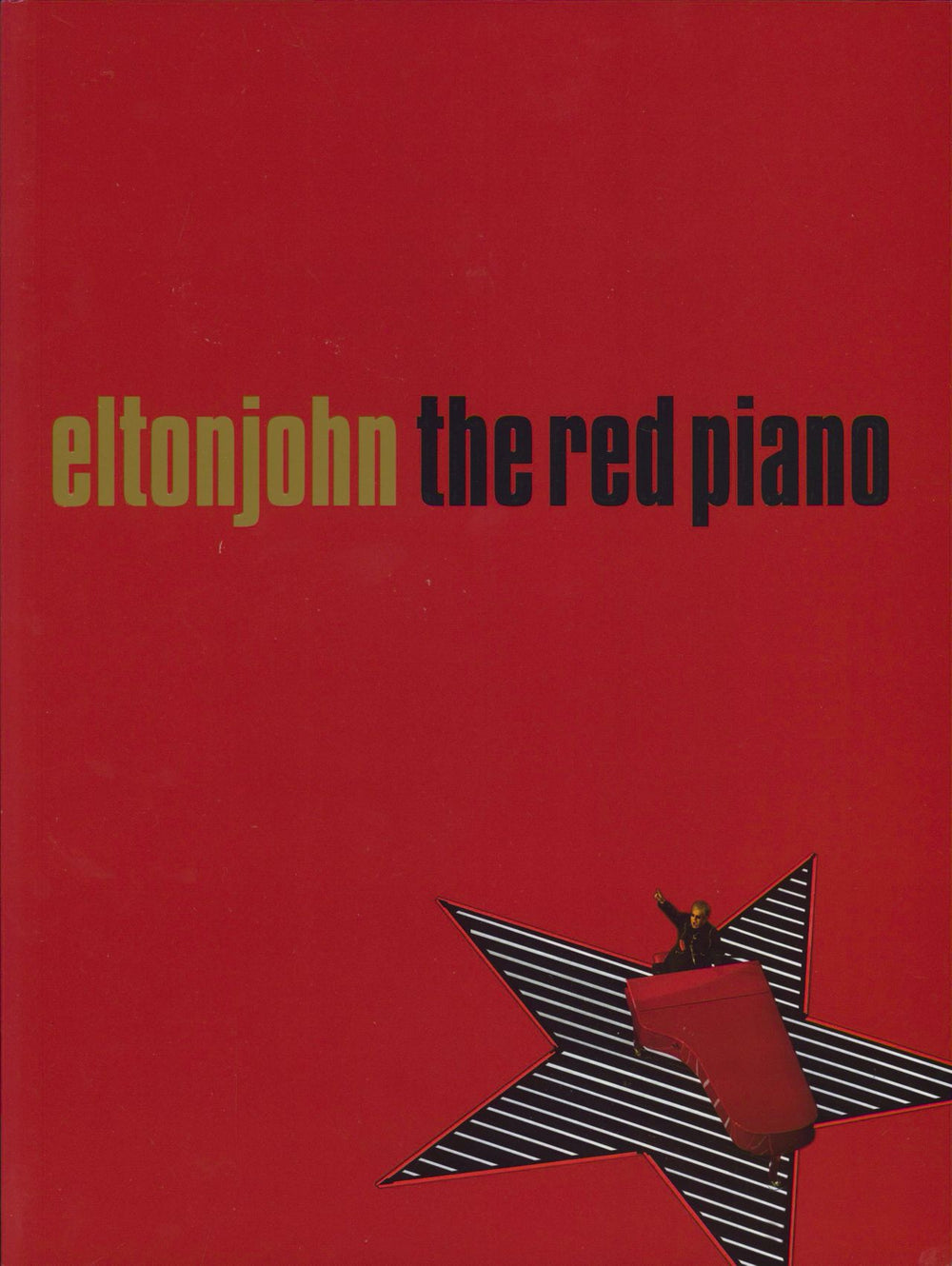 Elton John The Red Piano US tour programme CONCERT PROGRAMME