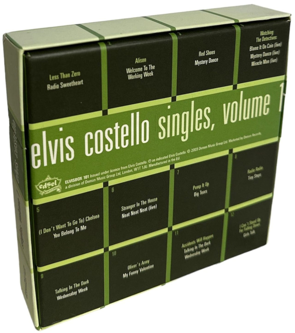 Elvis Costello Singles, Volume 1 UK CD Single Box Set 740155173128