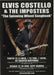 Elvis Costello The Spinning Wheel Songbook Tour Japanese Promo handbill HANDBILL