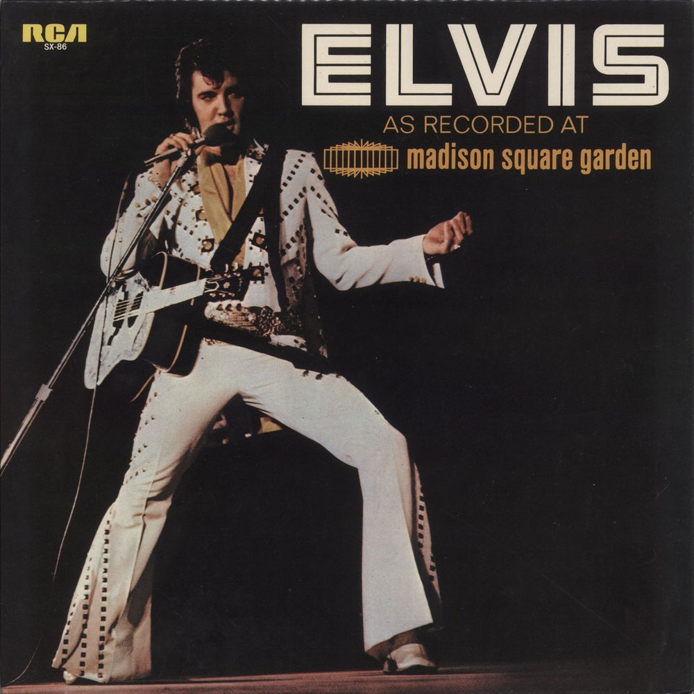 Elvis Presley As Recorded At Madison Square Garden Japanese vinyl LP album (LP record) SX-86