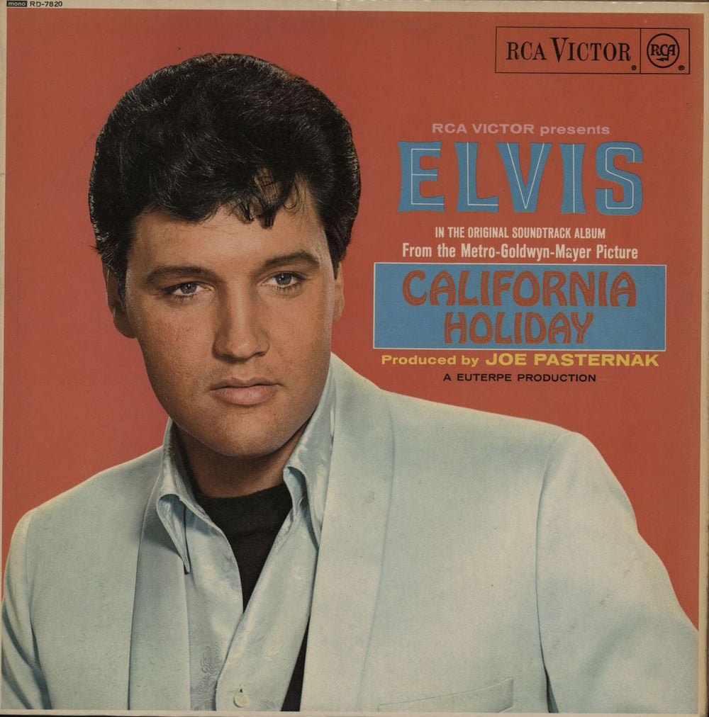 Elvis Presley California Holiday - 1st - VG UK vinyl LP album (LP record) RD-7820