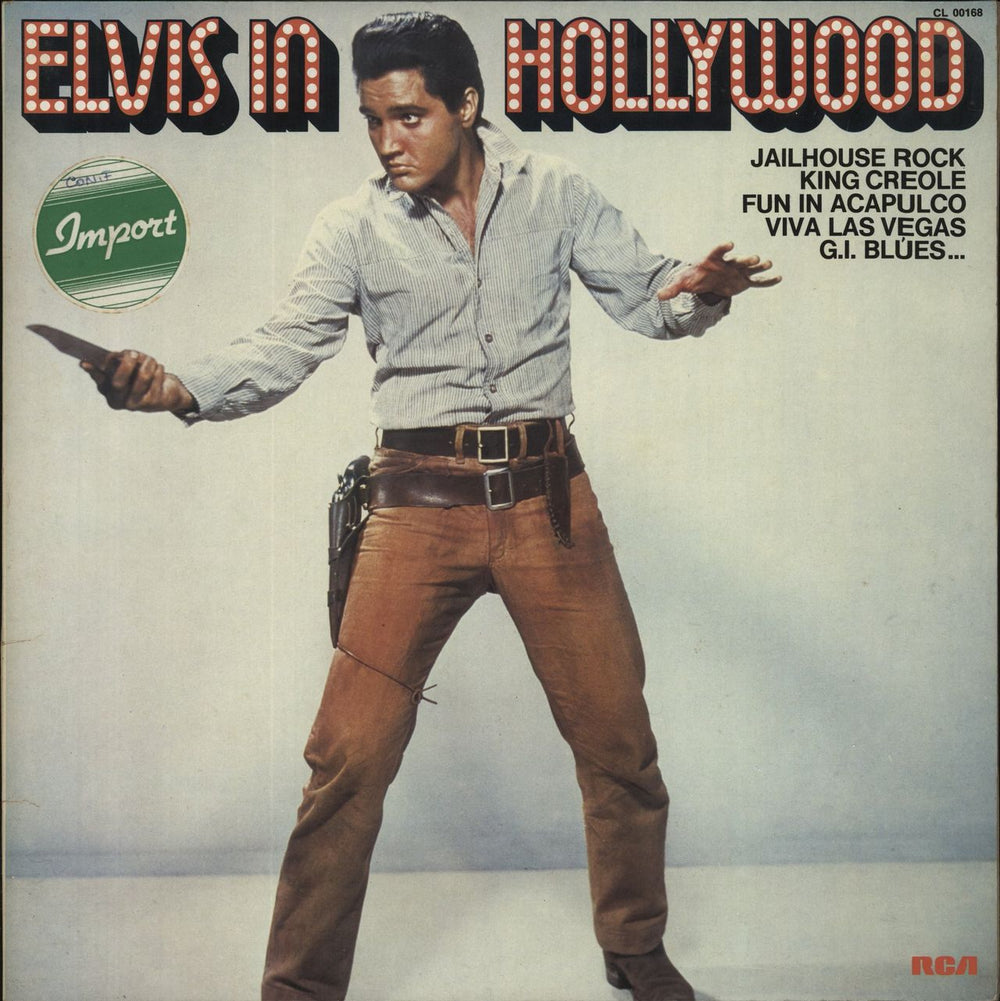 Elvis Presley Elvis In Hollywood French 2-LP vinyl record set (Double LP Album) CL00168