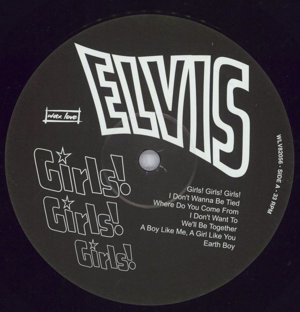 Elvis Presley Girls! Girls! Girls! - 180g UK vinyl LP album (LP record) ELVLPGI844164