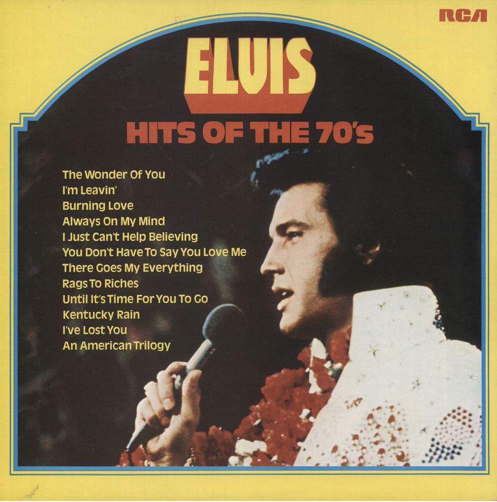 Elvis Presley Hits Of The 70's - 2nd UK vinyl LP album (LP record) LPL17527