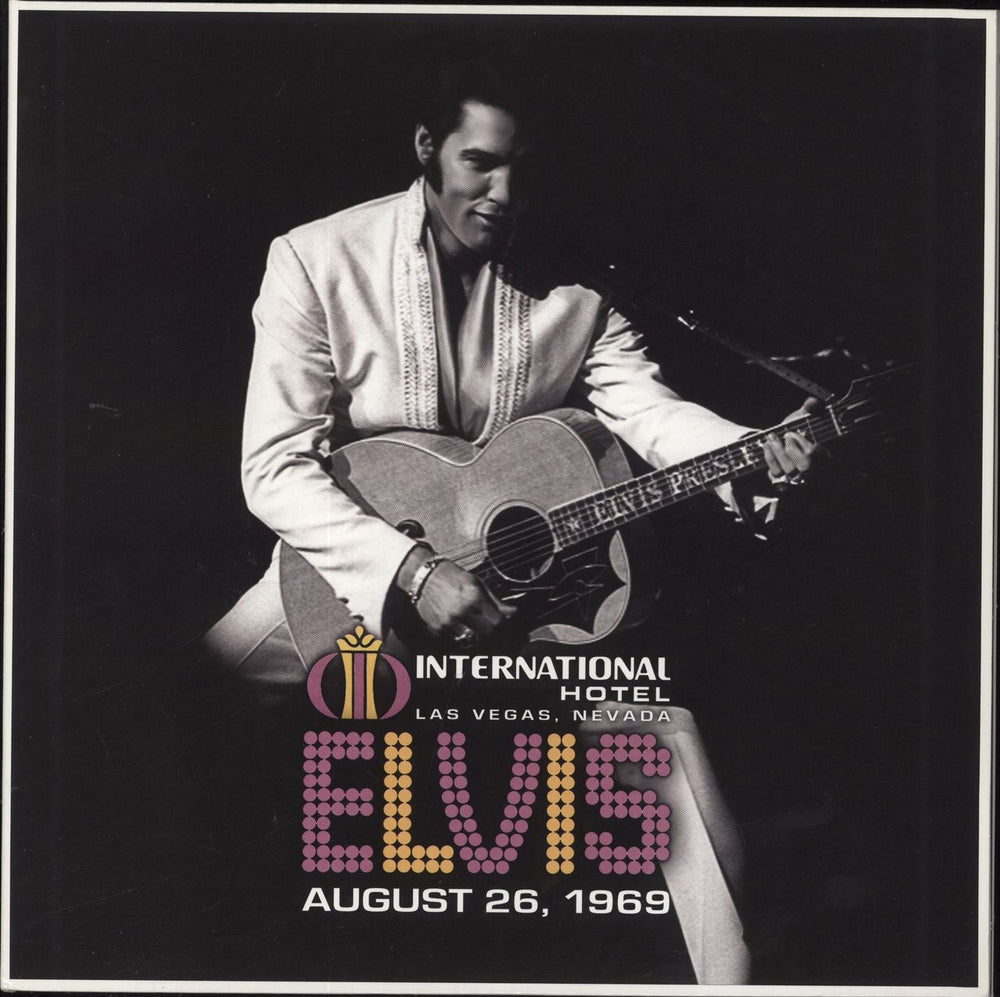 Elvis Presley International Hotel Las Vegas, Nevada August 26, 1969 UK 2-LP vinyl record set (Double LP Album) 19075960161