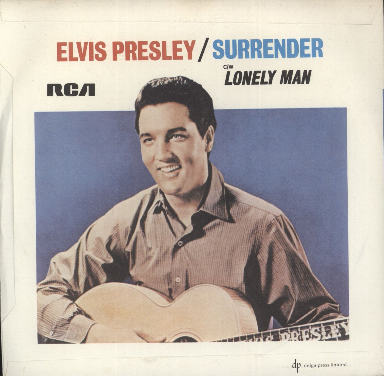 Elvis Presley Surrender - solid UK 7\" vinyl single (7 inch record / 45)