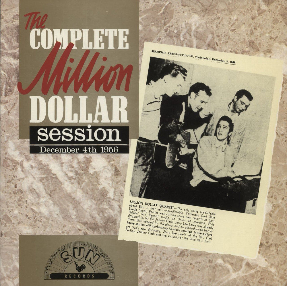 Elvis Presley The Complete Million Dollar Sessions UK 2-LP vinyl record set (Double LP Album) CDX20