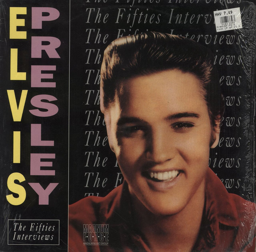 Elvis Presley The Fifties Interviews - Shrink UK vinyl LP album (LP record) MFLP074