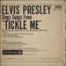 Elvis Presley Tickle Me EP - EX UK 7" vinyl single (7 inch record / 45) ELV07TI567708
