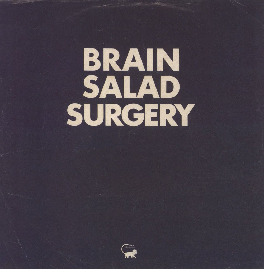 Emerson Lake & Palmer Excerpts From Brain Salad Surgery - EX/VG UK 7" vinyl single (7 inch record / 45)