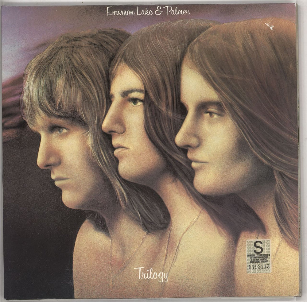 Emerson Lake & Palmer Trilogy German vinyl LP album (LP record) 781522-1